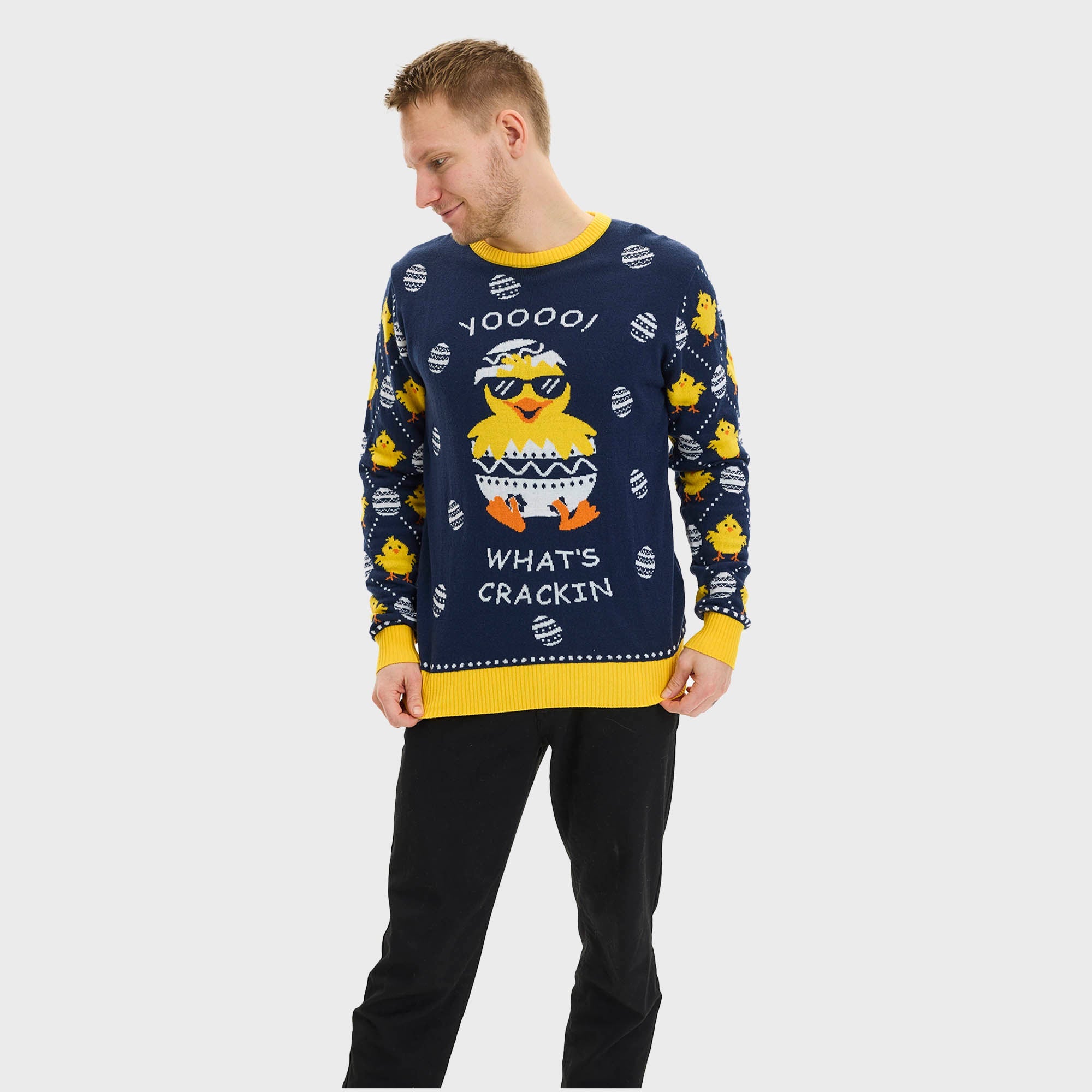 What's cracking Osterpullover - Herren